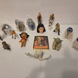 16 Star Wars Collectables as shown